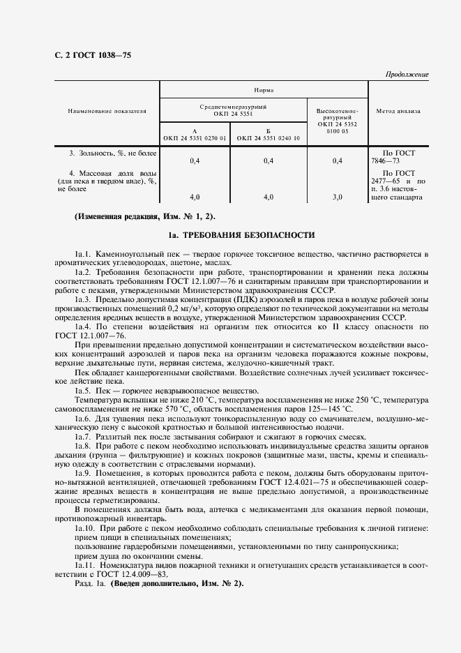 Страница 3 ГОСТ 1038-75