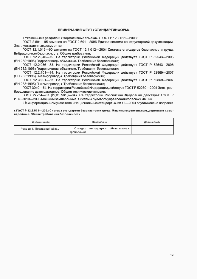Страница 16 ГОСТ Р 12.2.011-2003