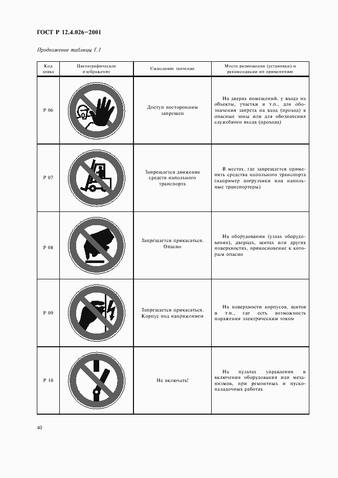 Страница 43 ГОСТ Р 12.4.026-2001
