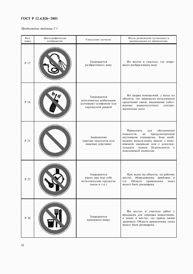 Страница 45 ГОСТ Р 12.4.026-2001