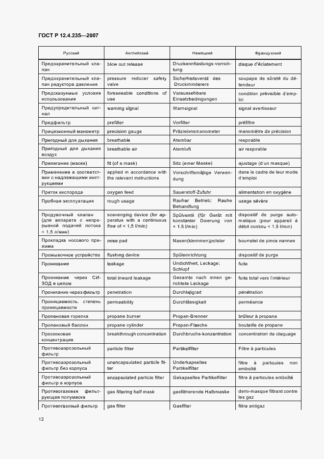 Страница 14 ГОСТ Р 12.4.235-2007