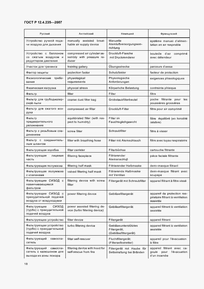 Страница 20 ГОСТ Р 12.4.235-2007