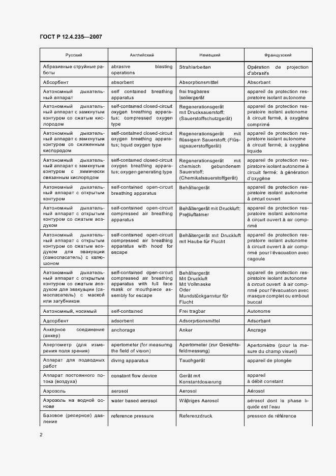 Страница 4 ГОСТ Р 12.4.235-2007