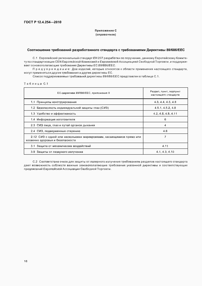 Страница 20 ГОСТ Р 12.4.254-2010