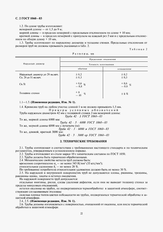 Страница 2 ГОСТ 1060-83