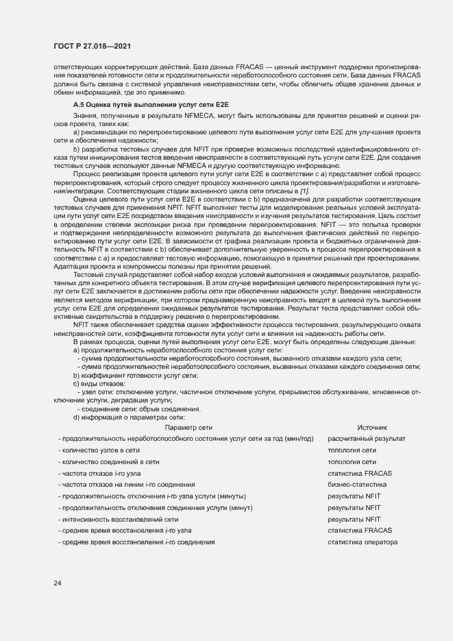 Страница 28 ГОСТ Р 27.018-2021