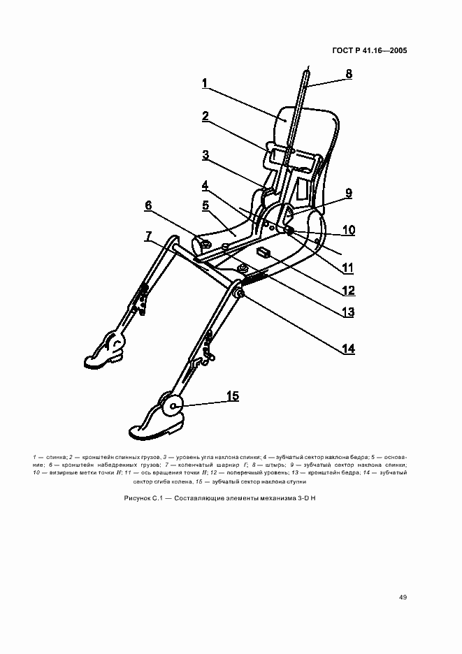 Страница 53 ГОСТ Р 41.16-2005
