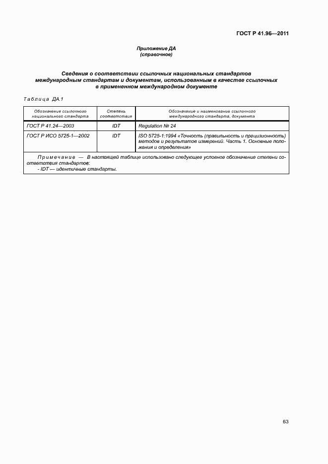 Страница 66 ГОСТ Р 41.96-2011