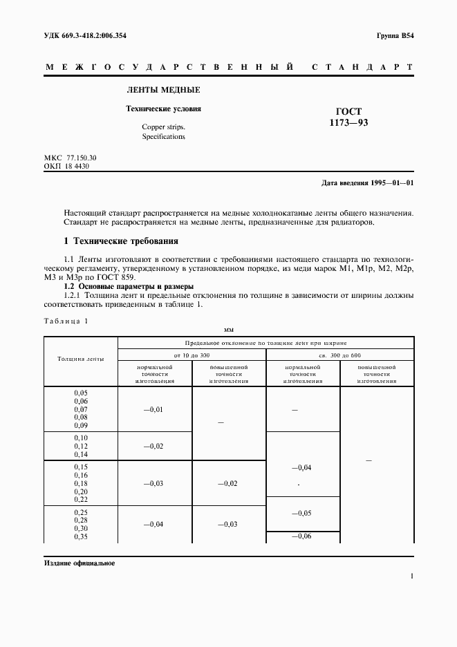 Страница 3 ГОСТ 1173-93