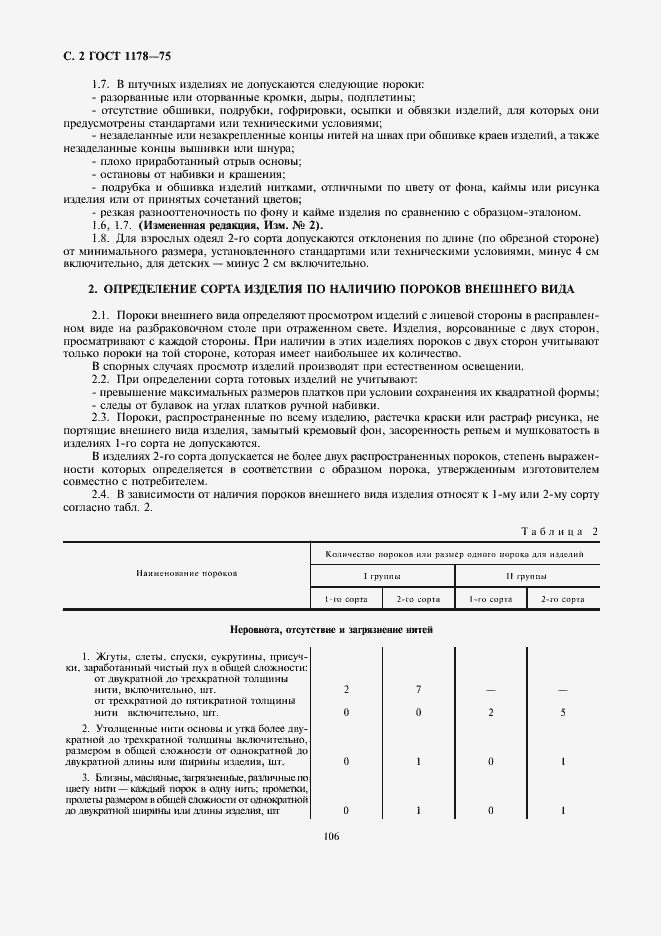 Страница 2 ГОСТ 1178-75