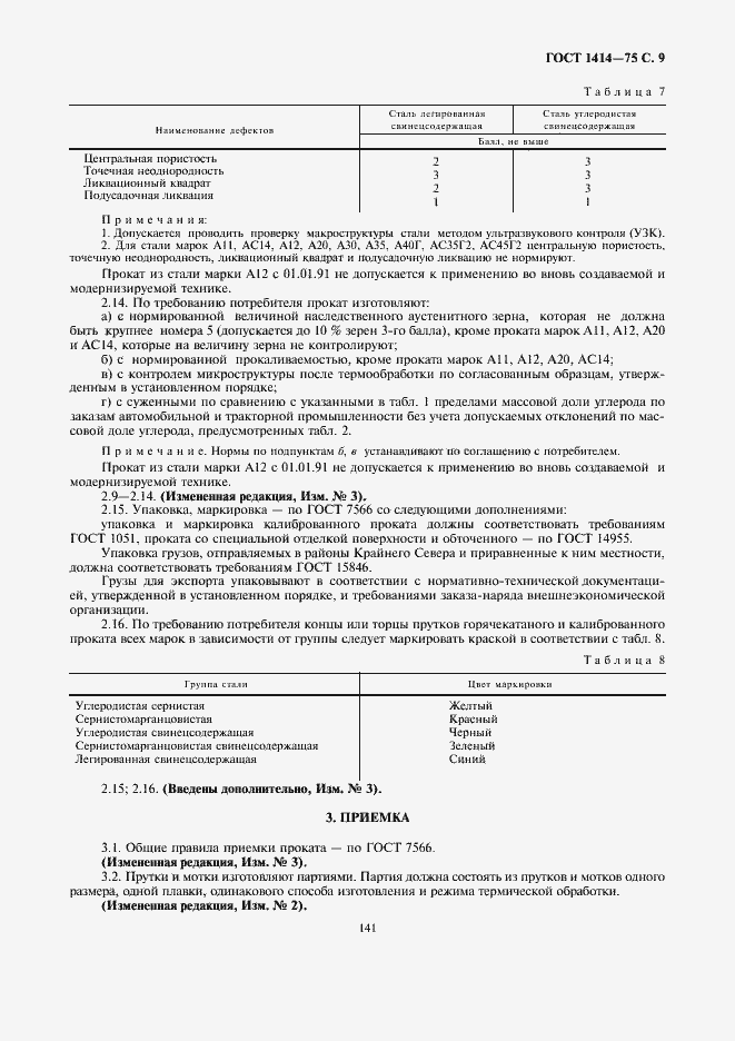 Страница 9 ГОСТ 1414-75