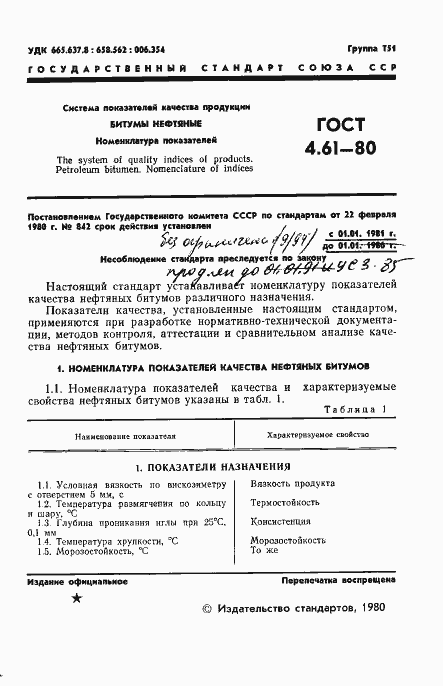 Страница 3 ГОСТ 4.61-80
