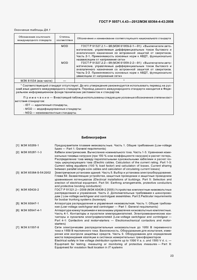 Страница 27 ГОСТ Р 50571.4.43-2012