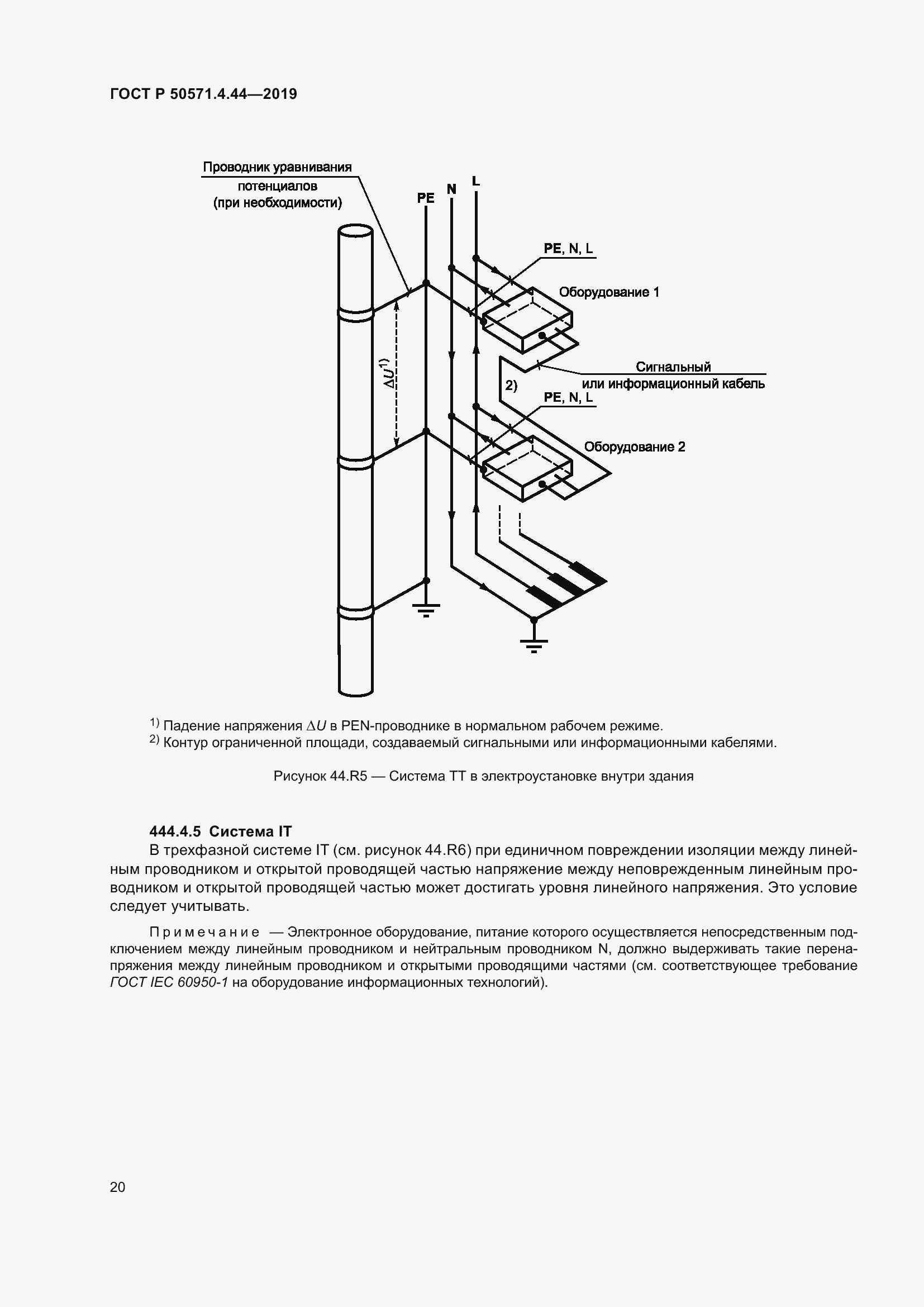 Страница 26 ГОСТ Р 50571.4.44-2019