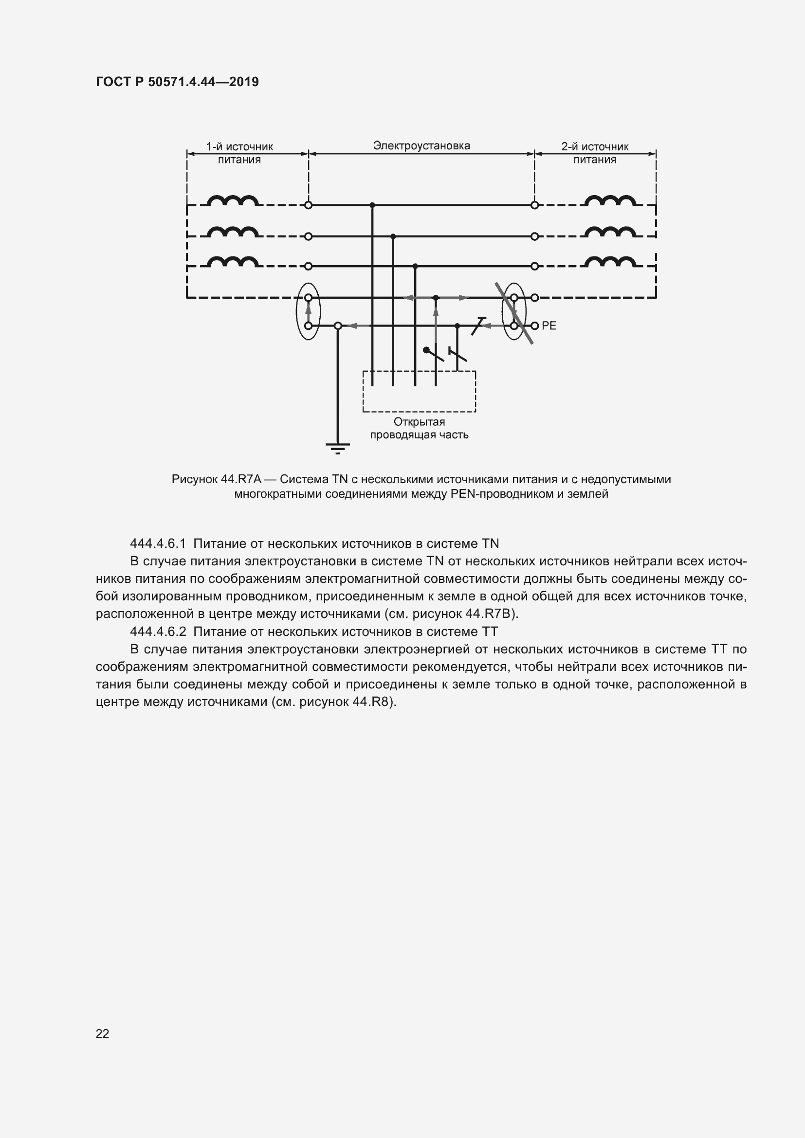 Страница 28 ГОСТ Р 50571.4.44-2019