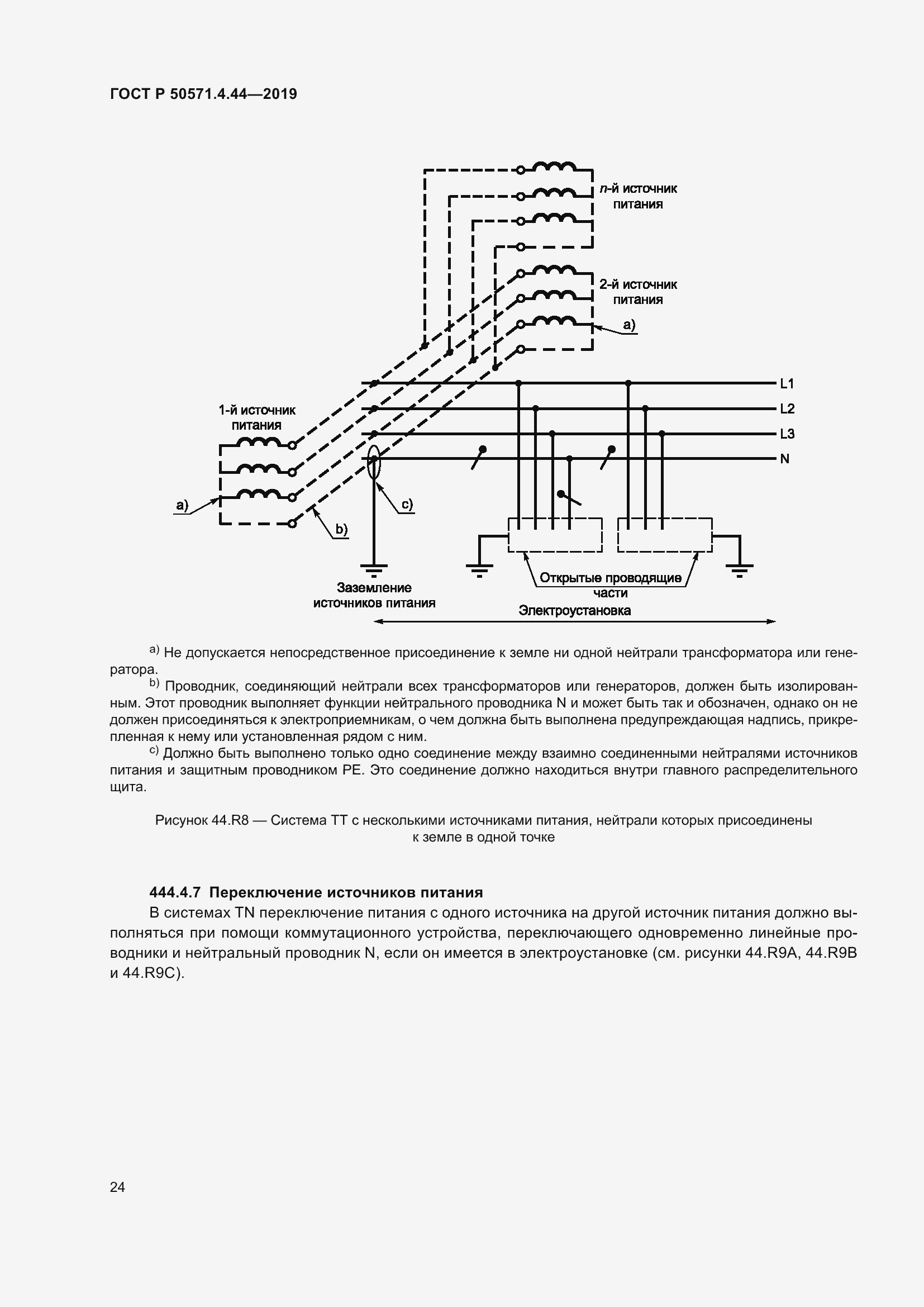 Страница 30 ГОСТ Р 50571.4.44-2019