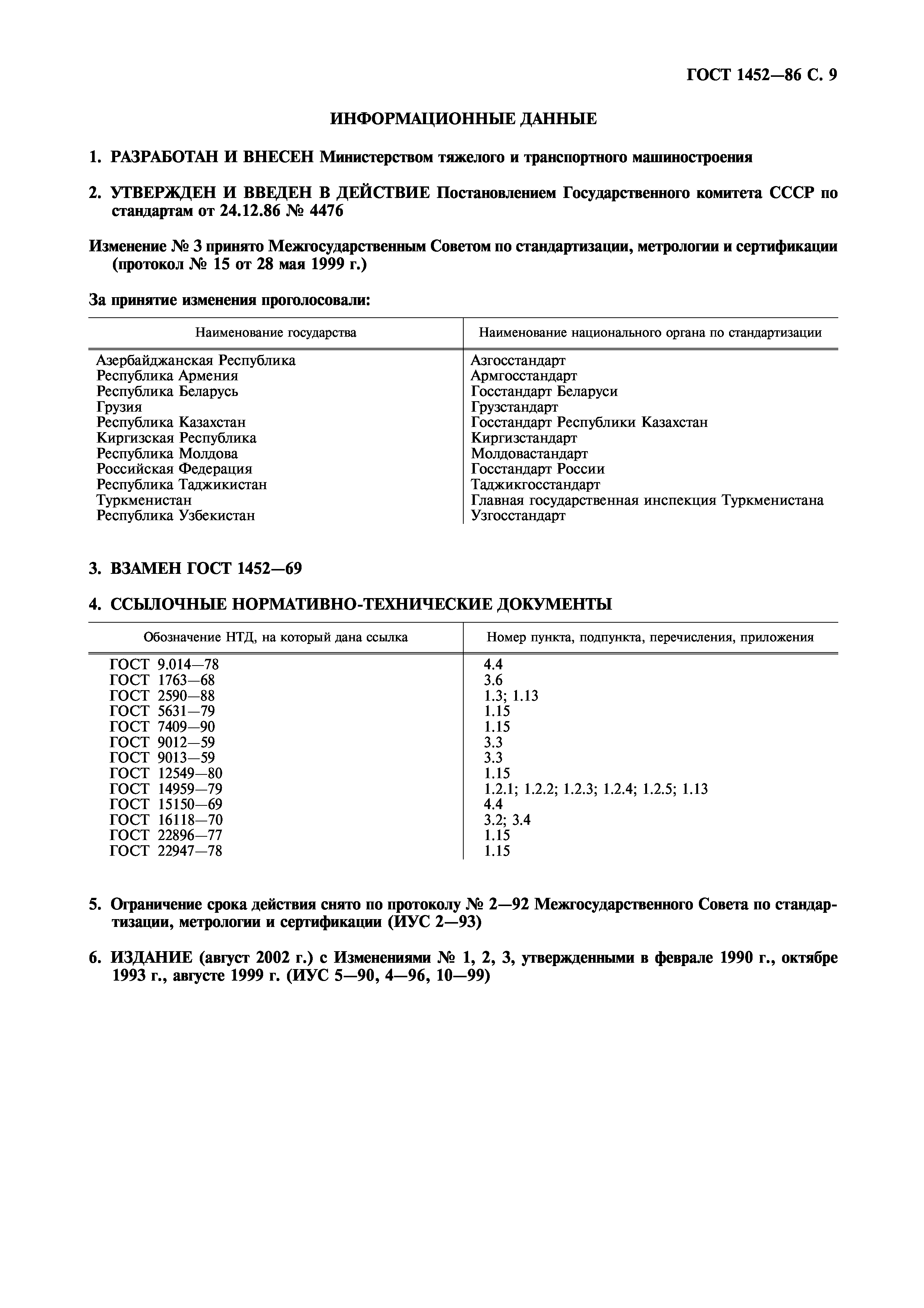Страница 10 ГОСТ 1452-86