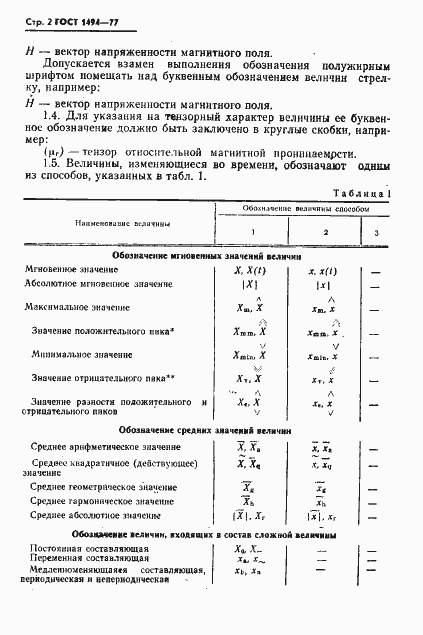Страница 3 ГОСТ 1494-77