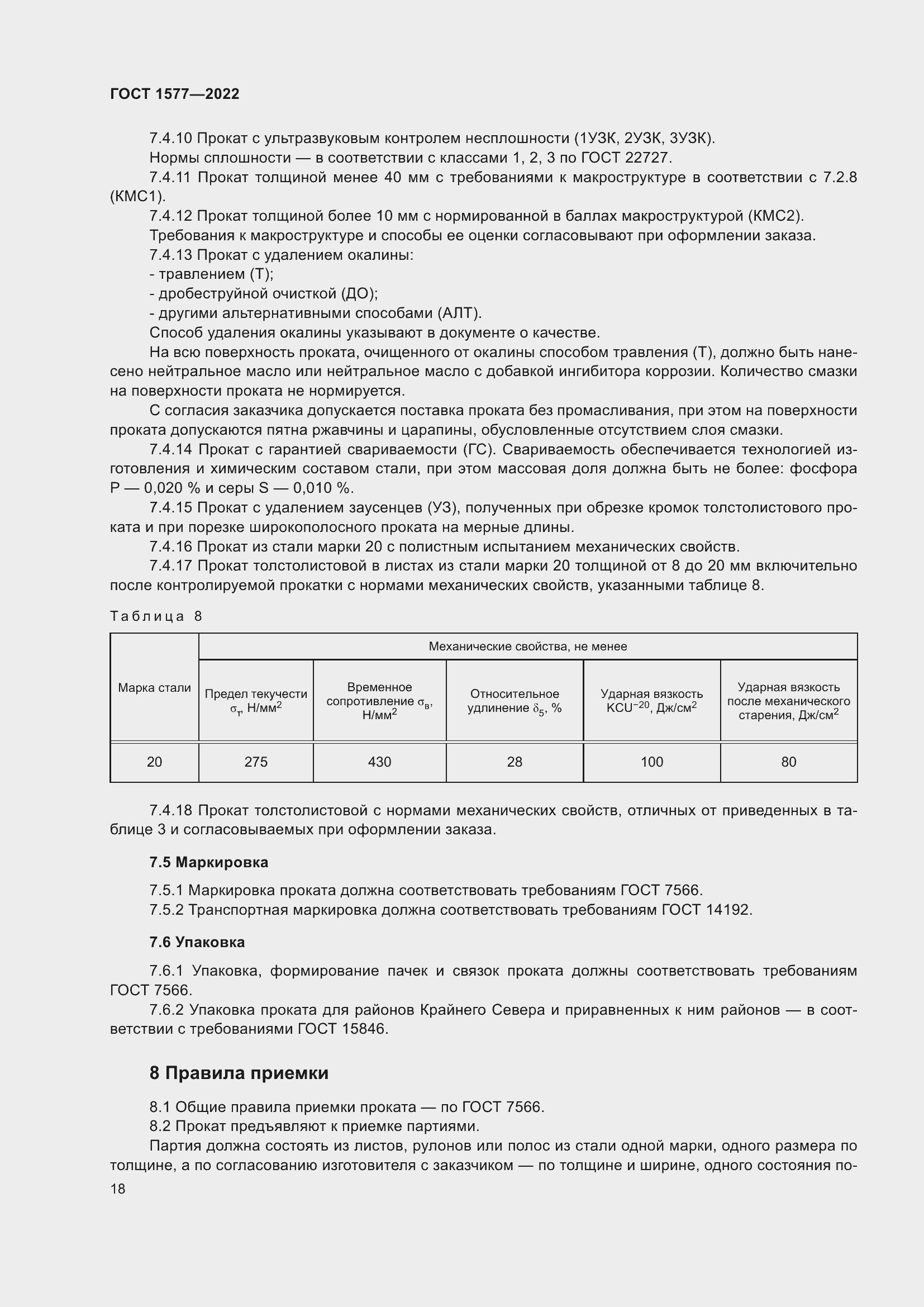 Страница 22 ГОСТ 1577-2022