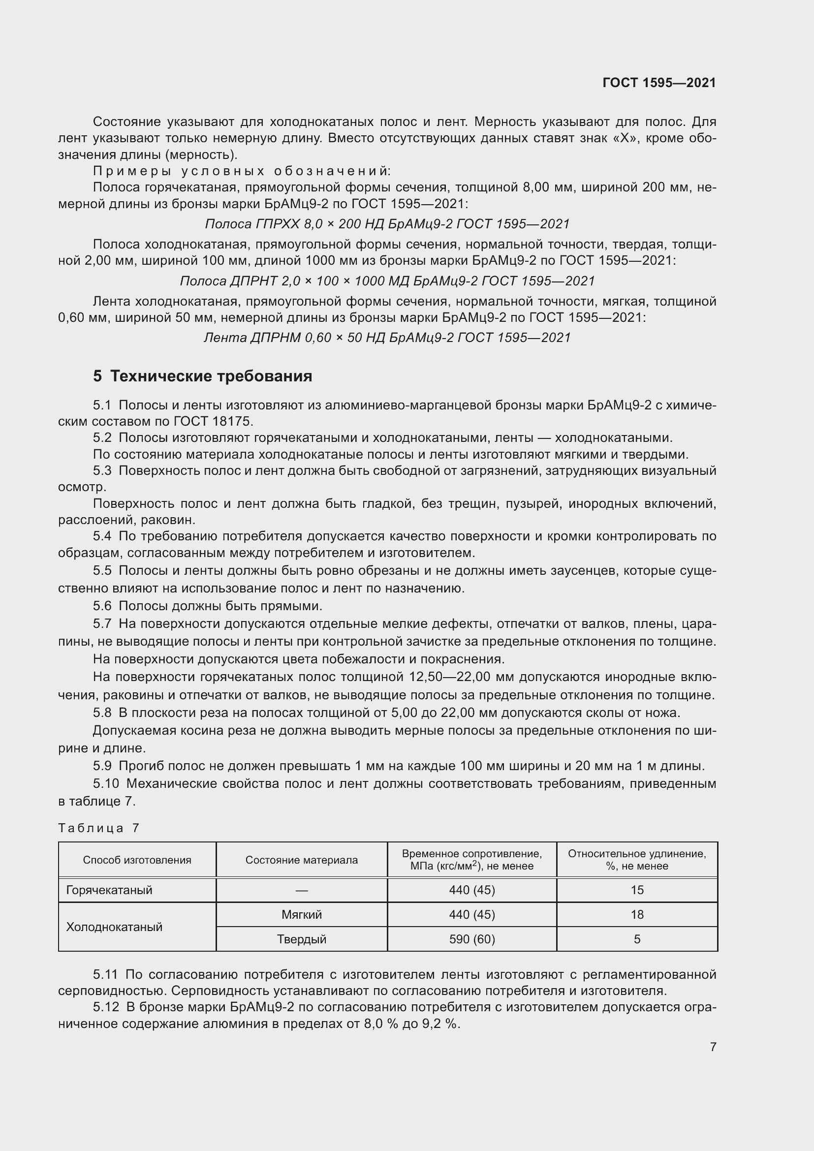Страница 10 ГОСТ 1595-2021