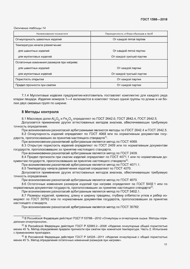 Страница 14 ГОСТ 1598-2018