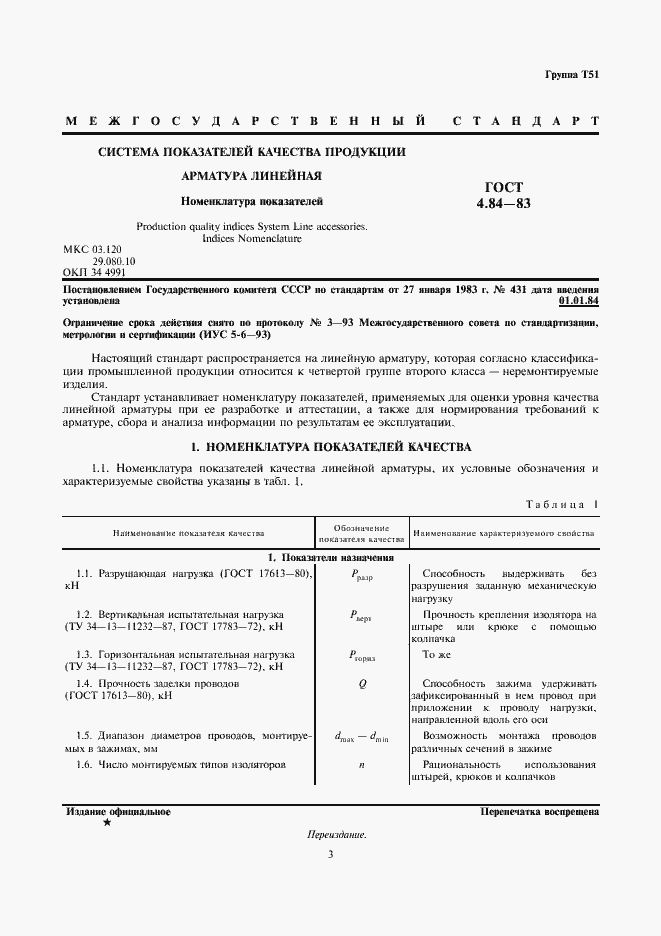 Страница 3 ГОСТ 4.84-83