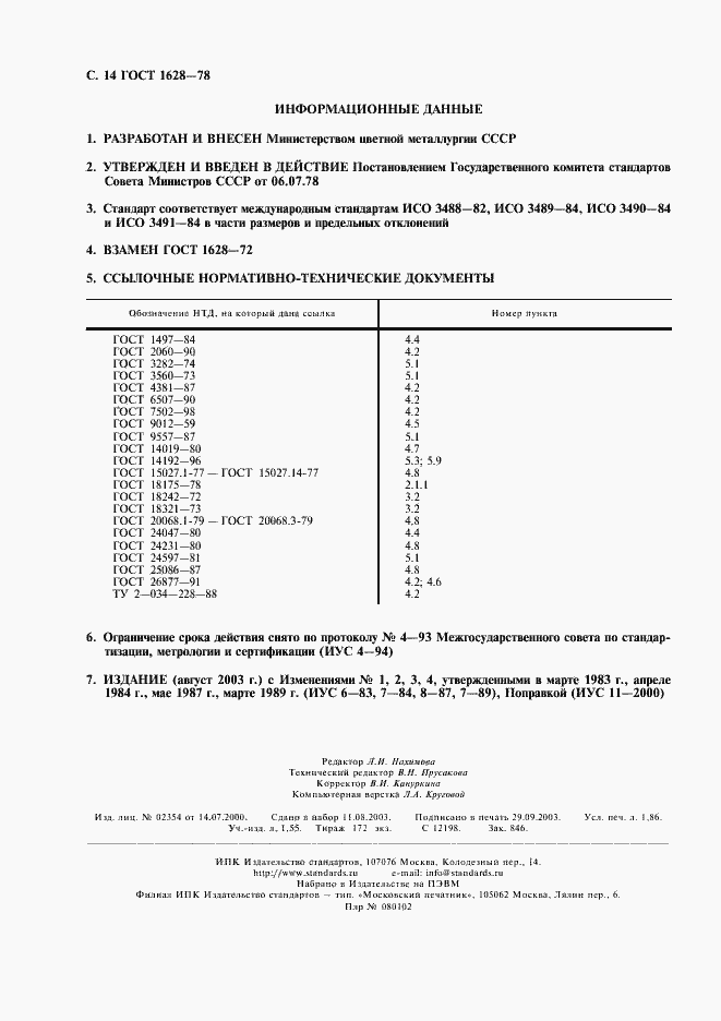 Страница 15 ГОСТ 1628-78