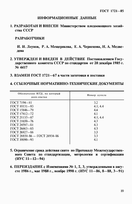 Страница 6 ГОСТ 1721-85