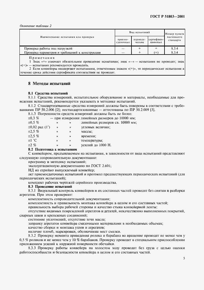 Страница 8 ГОСТ Р 51803-2001