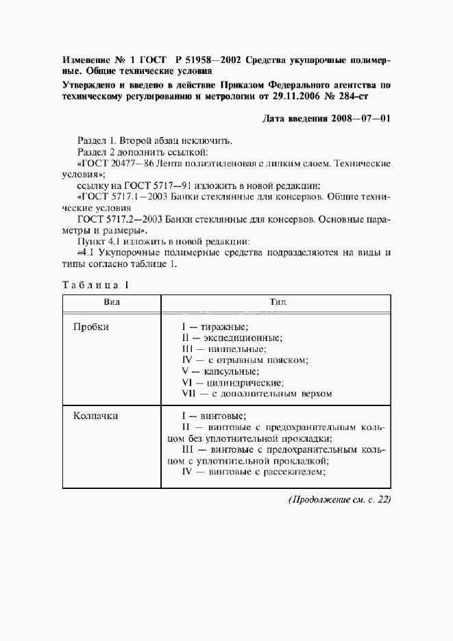 Приложение №1