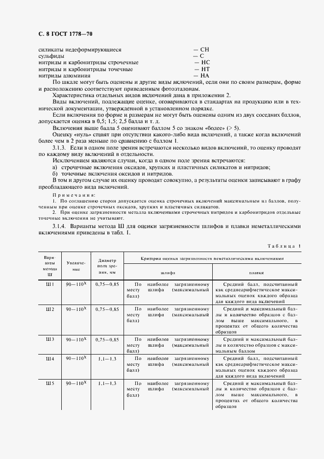 Страница 10 ГОСТ 1778-70