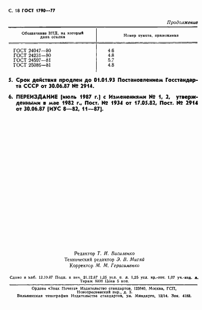 Страница 20 ГОСТ 1790-77