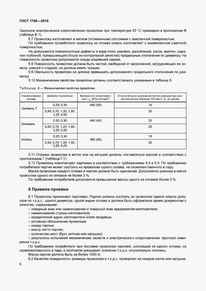 Страница 11 ГОСТ 1790-2016