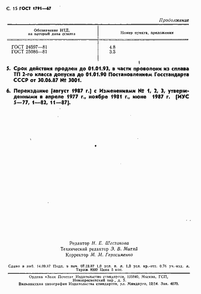 Страница 16 ГОСТ 1791-67