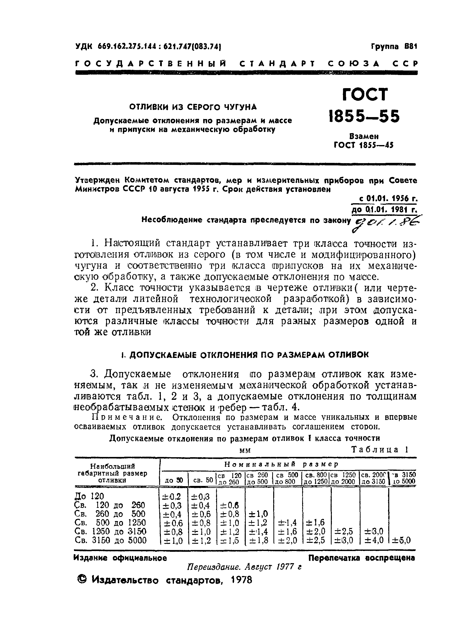 Страница 2 ГОСТ 1855-55