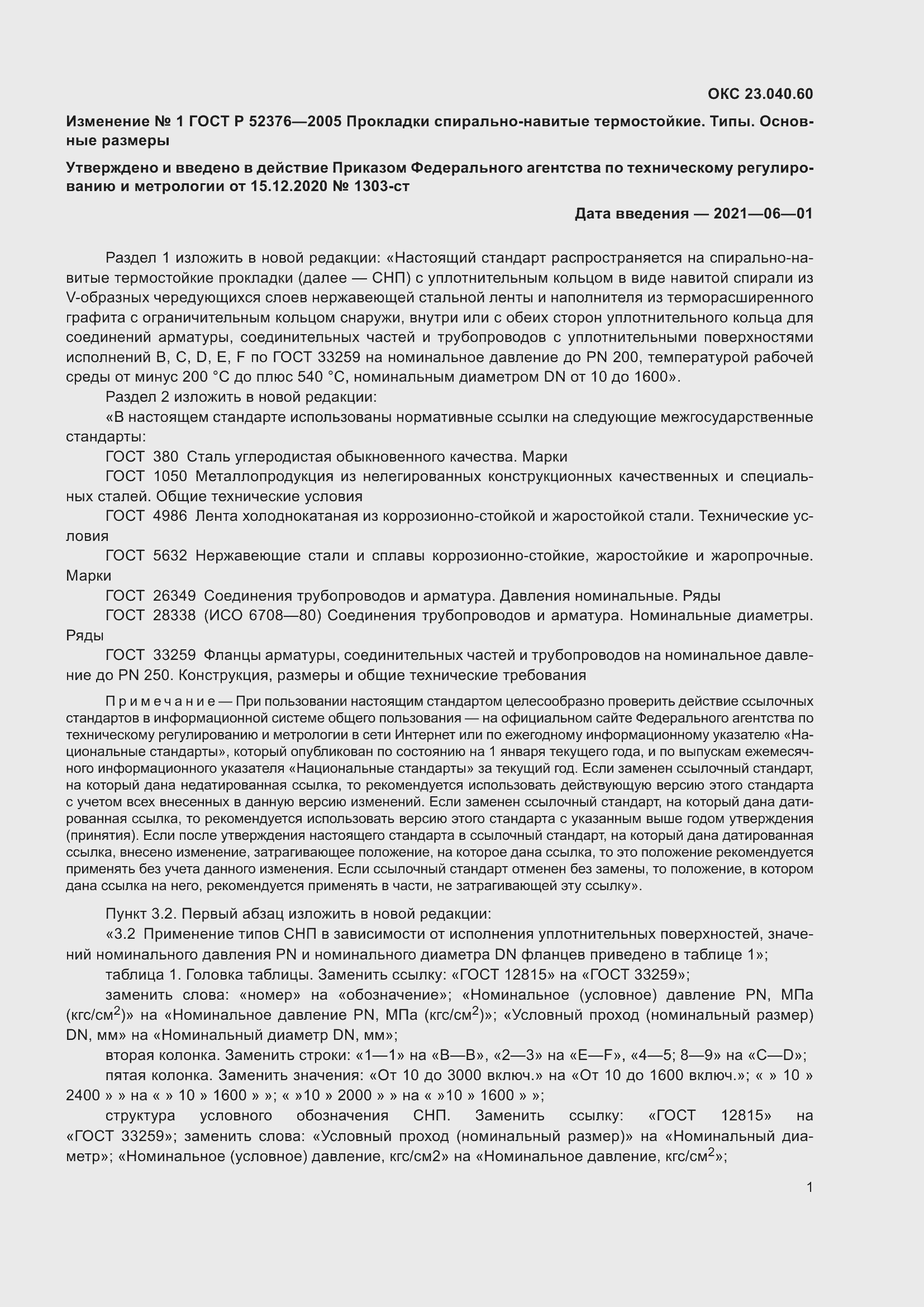 Приложение №1