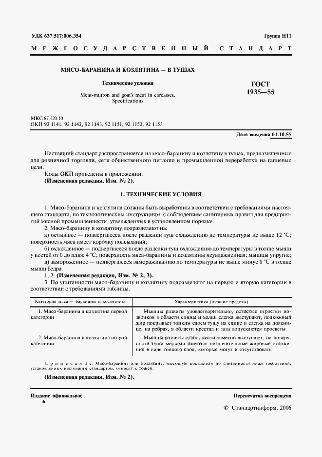 Страница 2 ГОСТ 1935-55