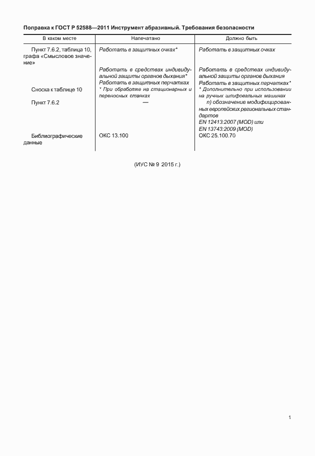 Приложение №1 ГОСТ Р 52588-2011