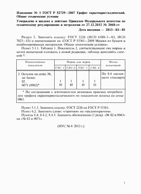 Приложение №1