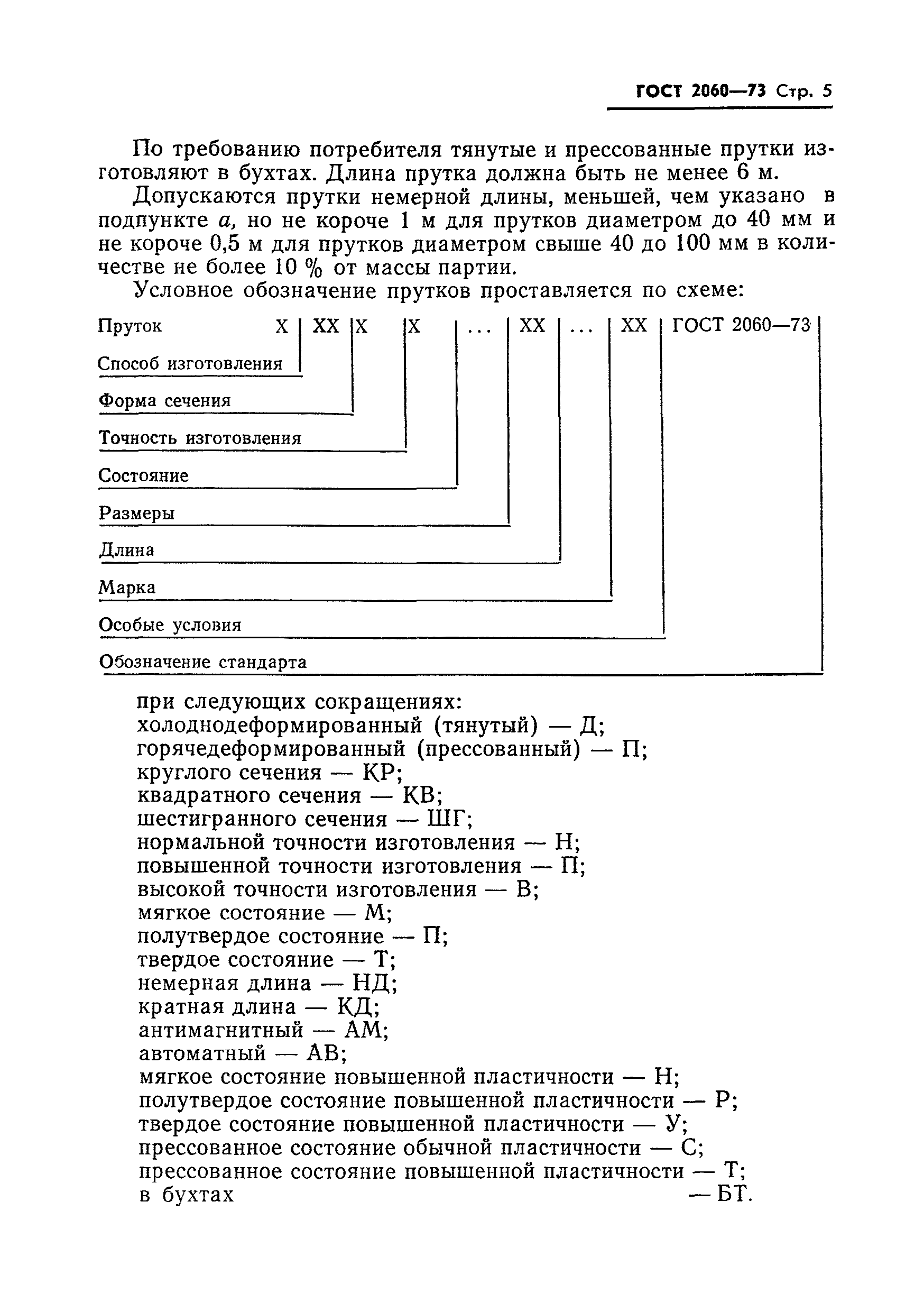 Страница 6 ГОСТ 2060-73