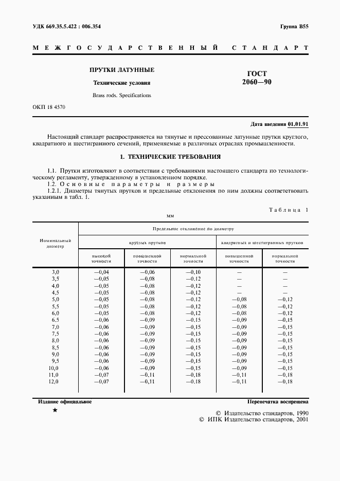 Страница 3 ГОСТ 2060-90