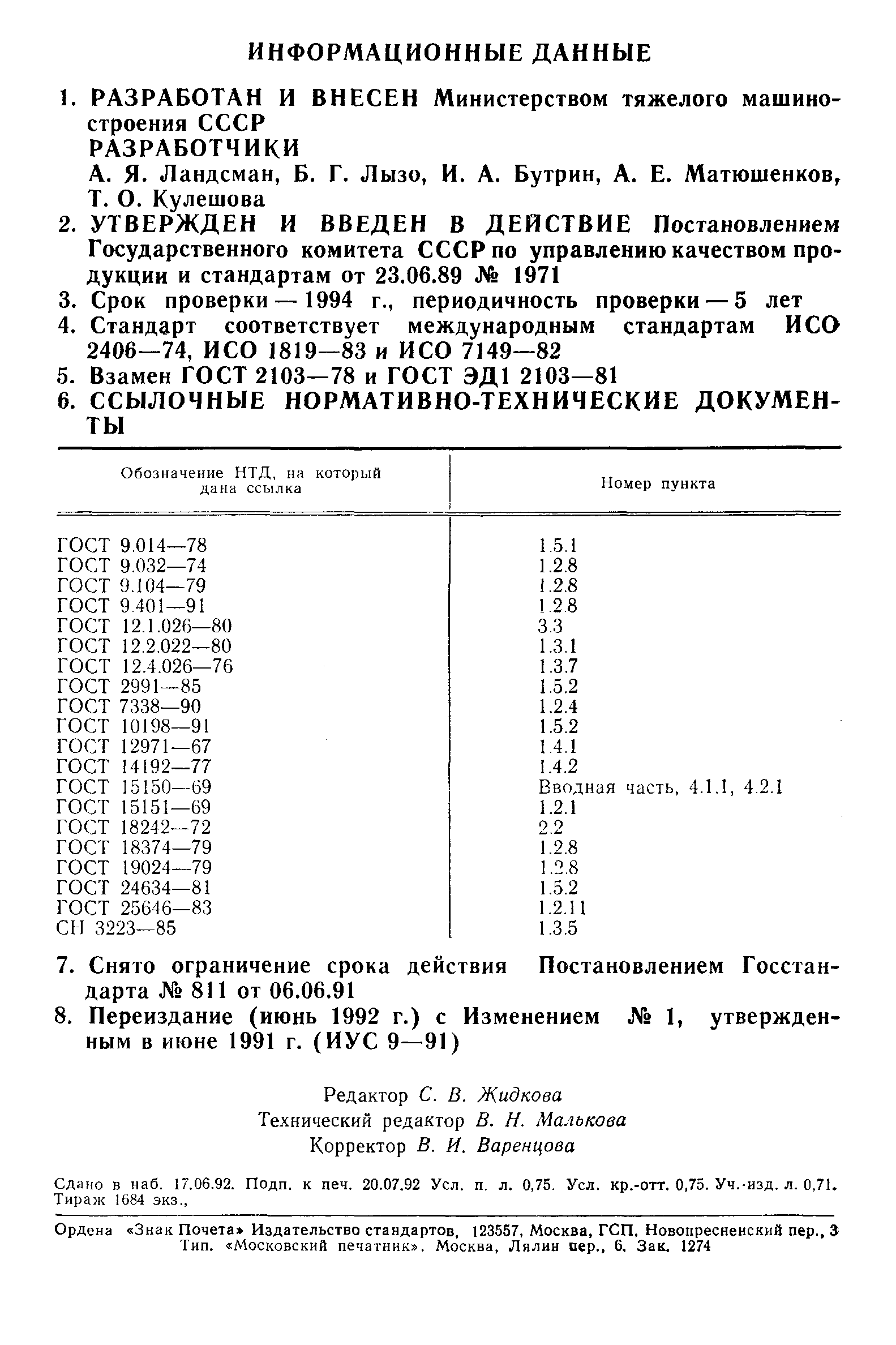 Страница 12 ГОСТ 2103-89