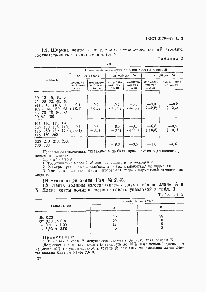 Страница 4 ГОСТ 2170-73