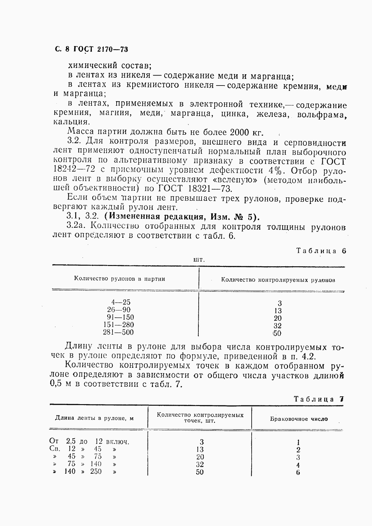 Страница 9 ГОСТ 2170-73