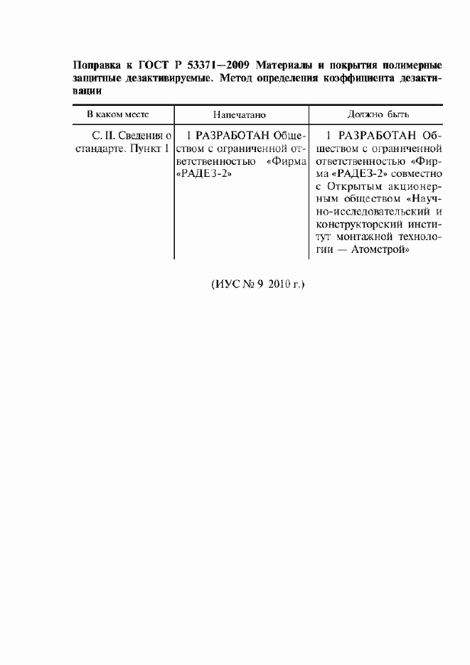 Приложение №1