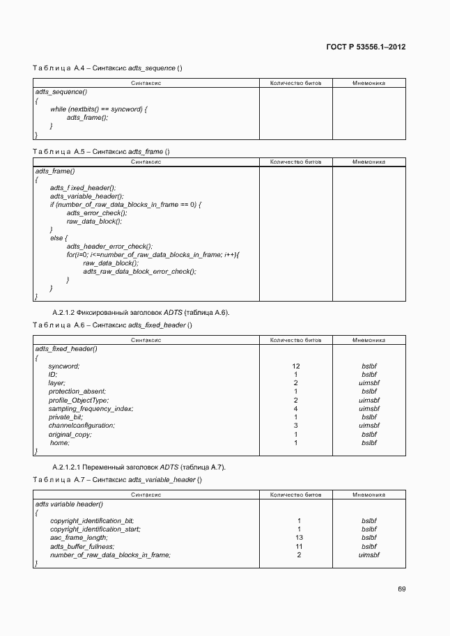 Страница 72 ГОСТ Р 53556.1-2012