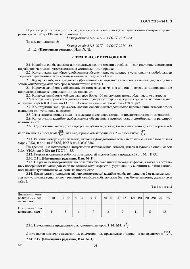Страница 3 ГОСТ 2216-84