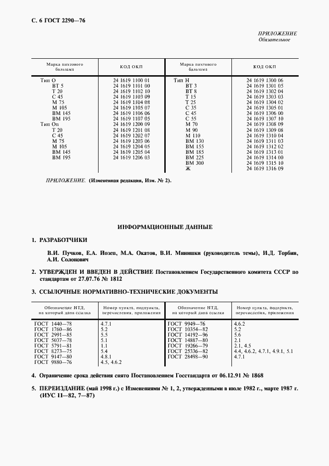 Страница 8 ГОСТ 2290-76