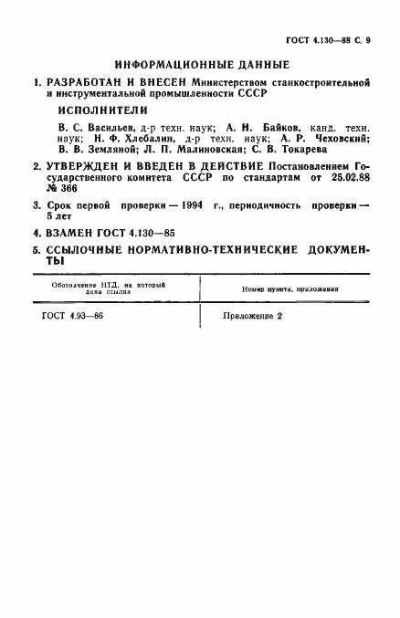Страница 10 ГОСТ 4.130-88