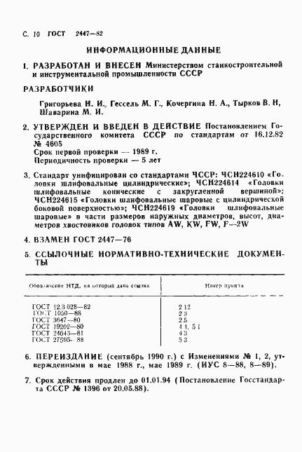 Страница 12 ГОСТ 2447-82